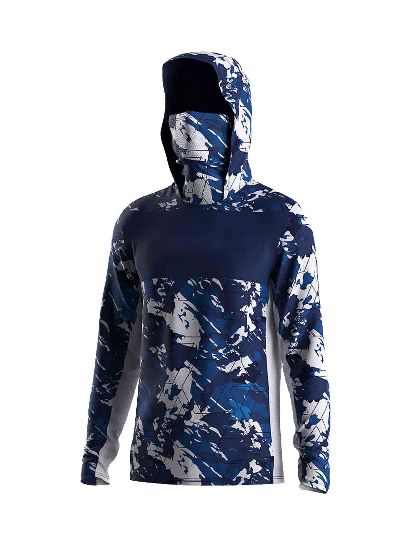 Atasan Lengan Panjang untuk Me - Fishing Shirt Uv Protection ulasan dan harga